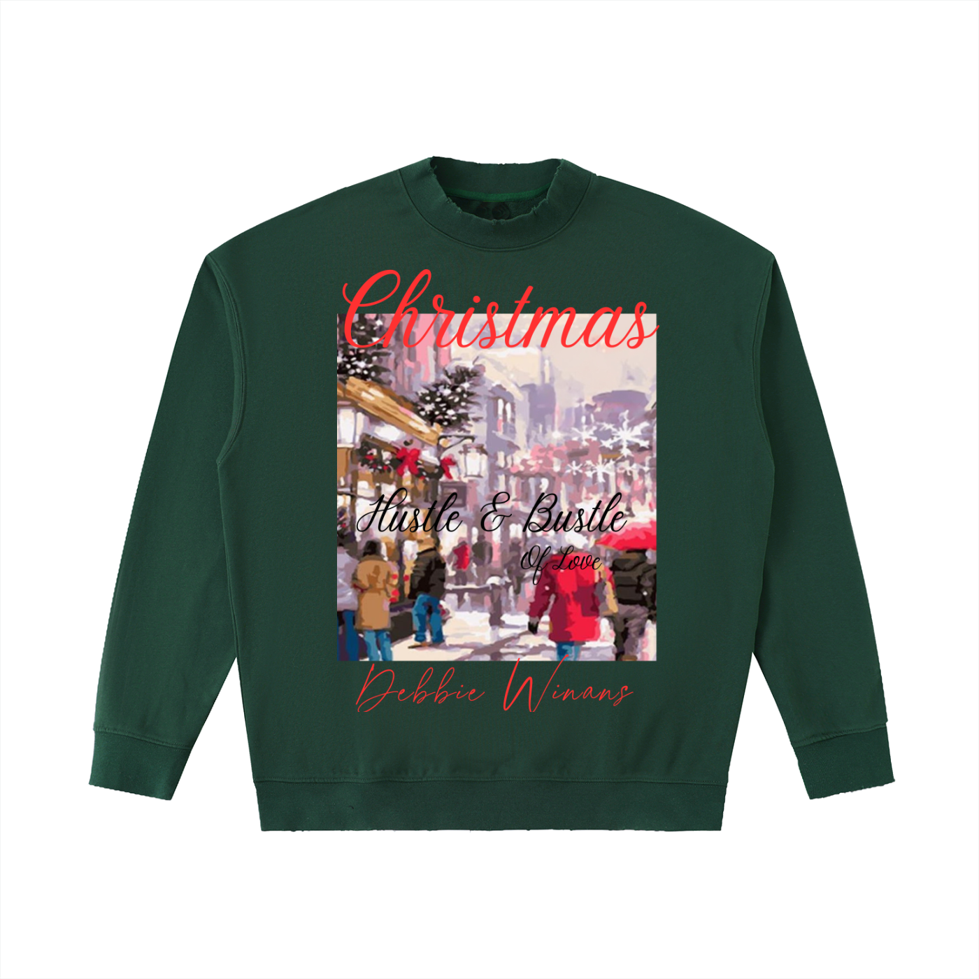 Hustle & Bustle Drop Shoulder Crewneck Sweatshirt