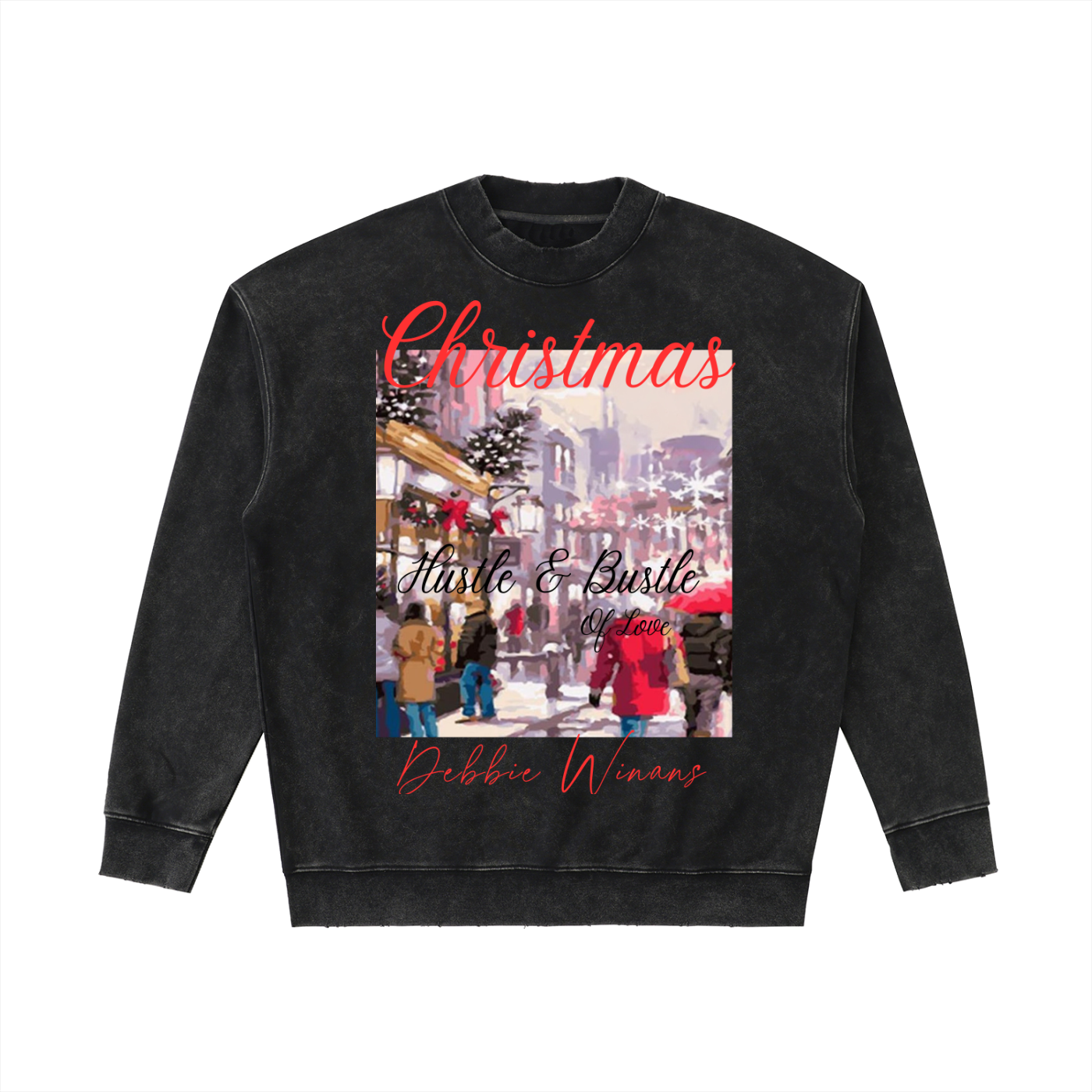 Hustle & Bustle Drop Shoulder Crewneck Sweatshirt