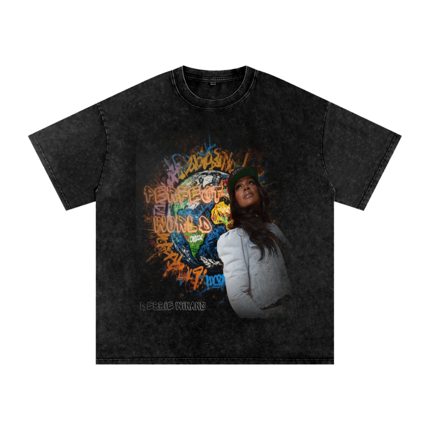 Perfect World Acid Wash Oversize T-Shirt